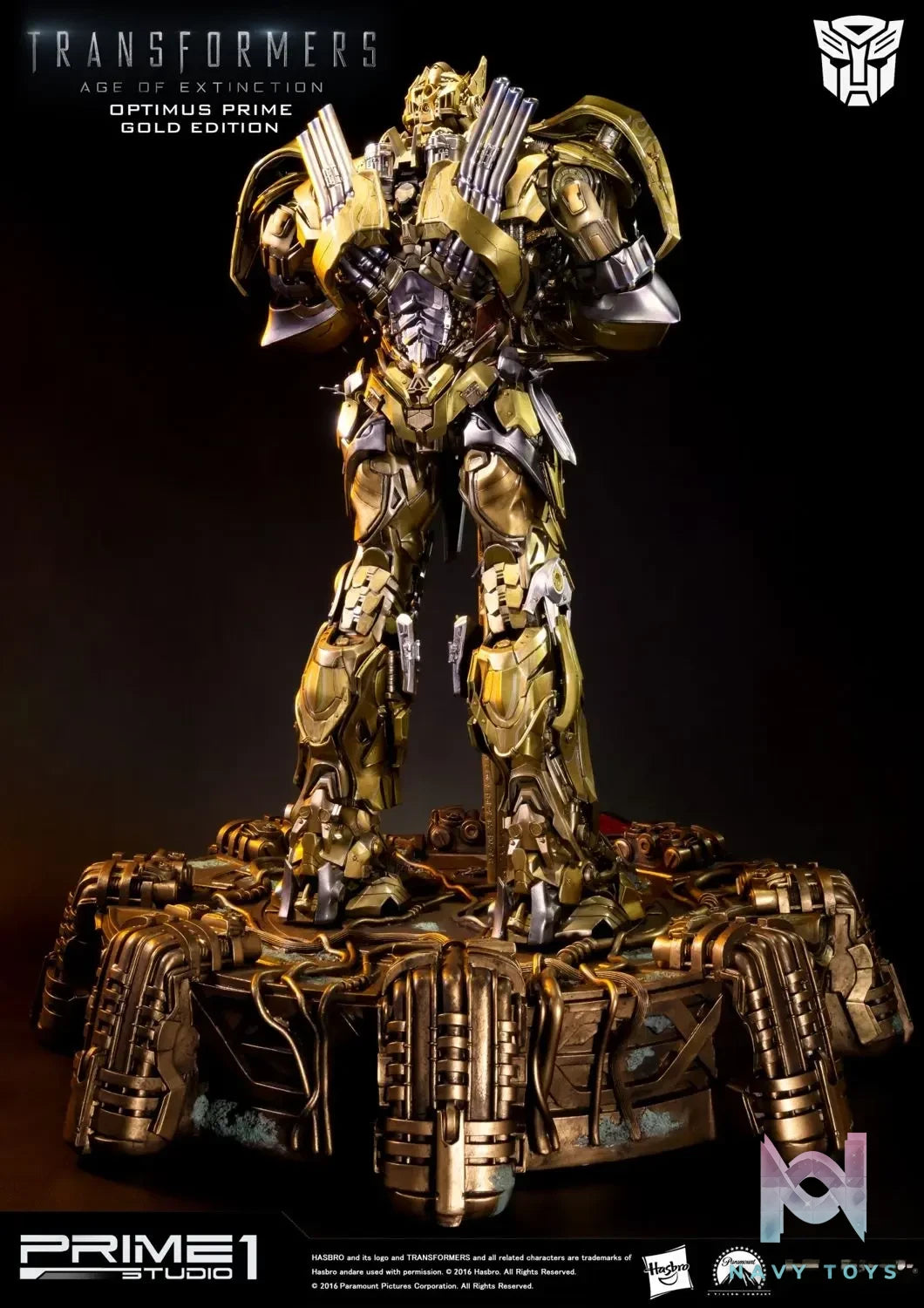 Prime 1 Studio – Museum Masterline Transformers: Age of Extinction (Film) Optimus Prime Knight Edition MMTFM-07 MMTFM-07GL (Licensed)