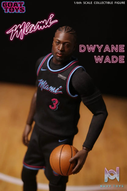 Goat Toys Studio – Dwyane Wade Game-Winner vs Warriors Set – Miami Heat