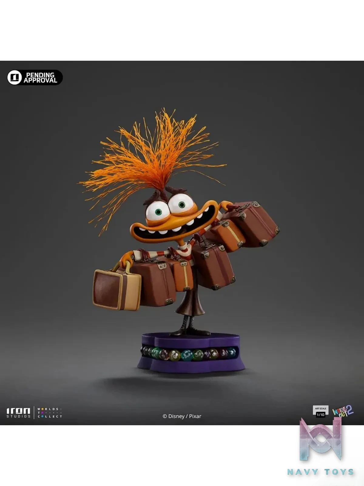 Iron Studio – Inside Out 2 Joy DSNEY112724-10 & Anxiety DSNEY112824-10 (Licensed)