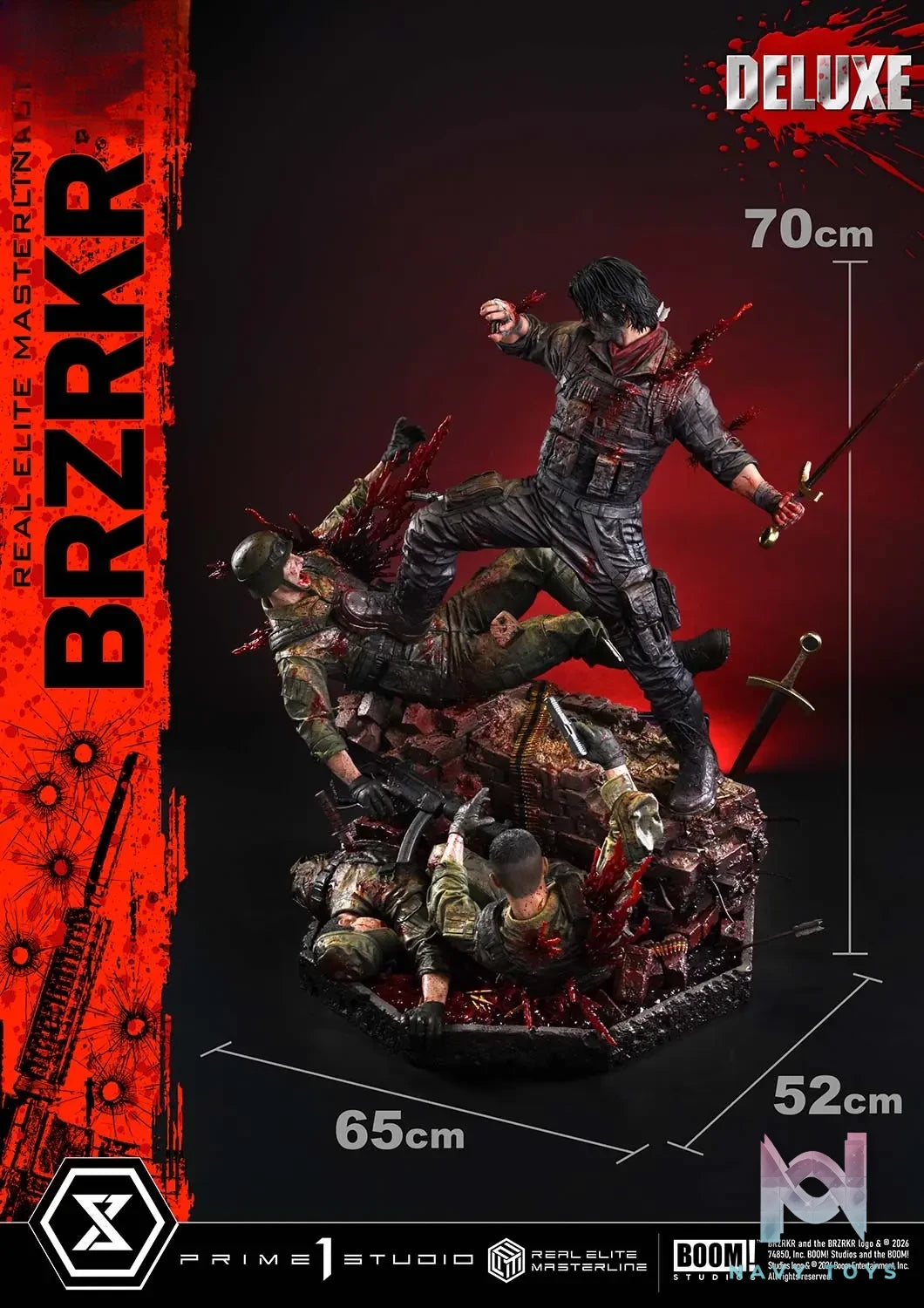 Prime 1 Studio – BRZRKR B 1/4 Statue REMBZK-01 REMBZK-01DX REMBZK-01DXS (Licensed)