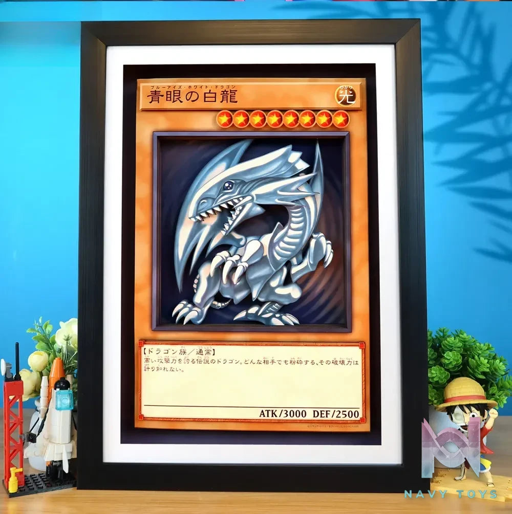 KALA HOME Studio – Blue-Eyes White Dragon 3D Decorative Painting Yu-Gi-Oh!