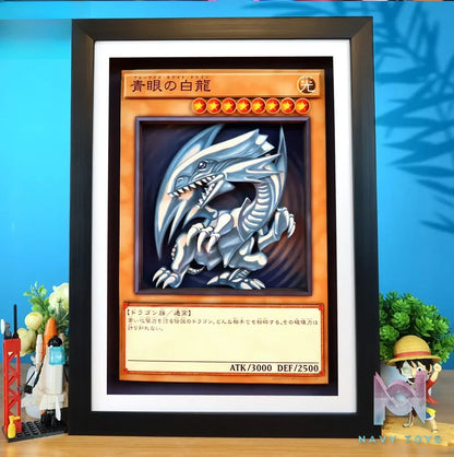 KALA HOME Studio – Blue-Eyes White Dragon 3D Decorative Painting Yu-Gi-Oh!