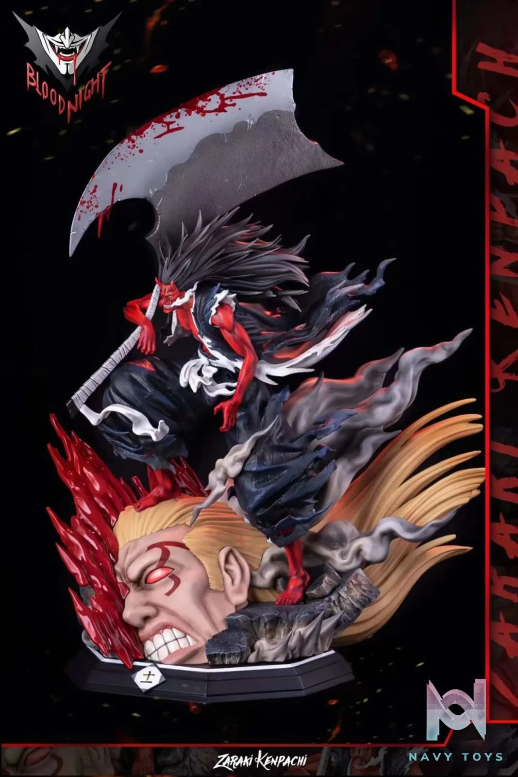 Blood Night Studio – Bleach Thousand Year Blood War Swastika Form Series #1—Zaraki Kenpachi
