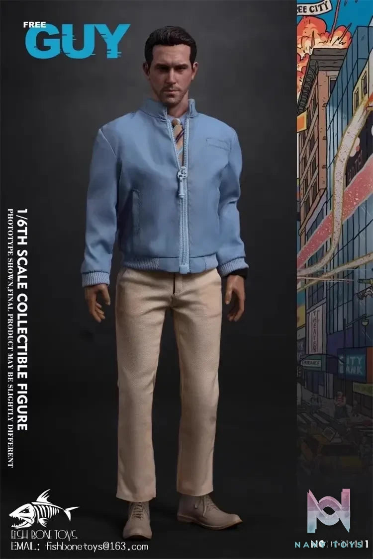 FISH BONETOYS – Original NO: FB-Z021 Out of control NPC FREE GUY 1/6 scale action figure