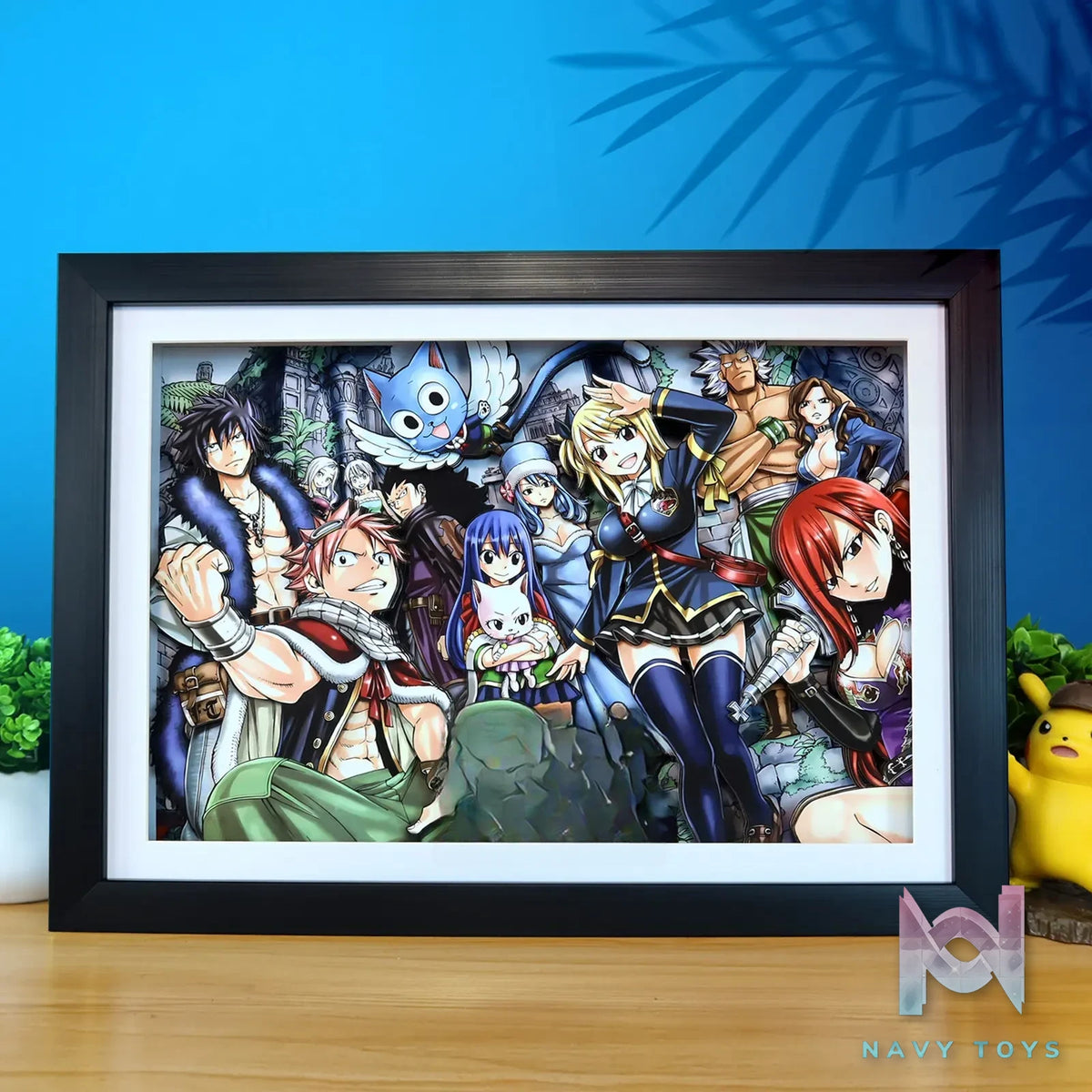 KALA HOME Studio – Fairy Tail Multiple Characters #01 3D Decorative Painting Fairy Tail