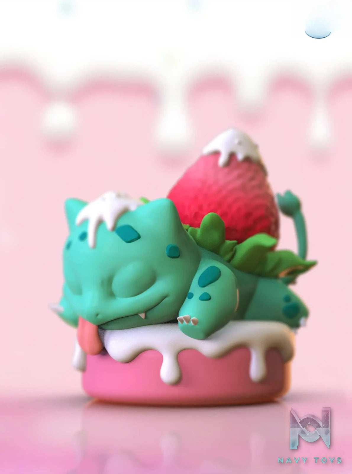 Ci Yuan Kuang Xiang Studio – Pokémon Bulbasaur with strawberries on its back