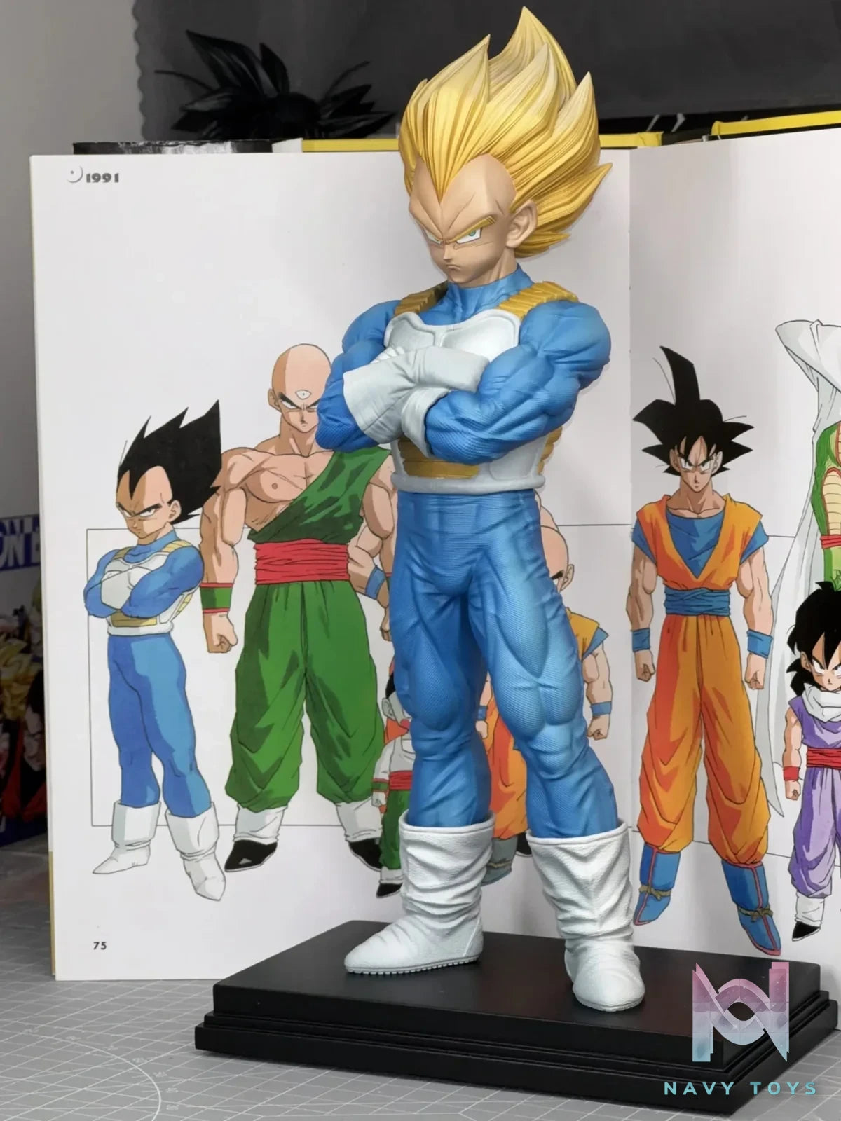 XG Studio - Dragon Ball Z Warrior Vegeta resin statue Navy Toys anime figure