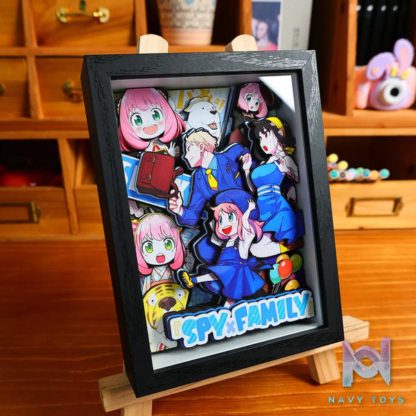 Yu Zhi Jiang Studio – Spy x Family Multiple Characters 3D Decorative Painting Spy x Family