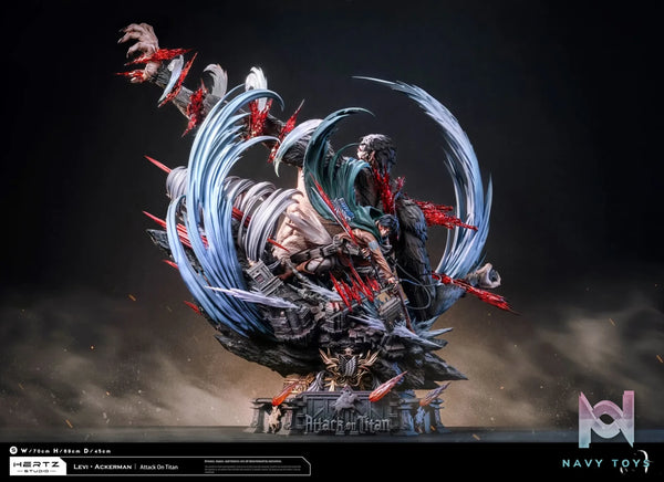 Hertz Studio – Attack on Titan #1 Levi Ackerman VS Beast titan