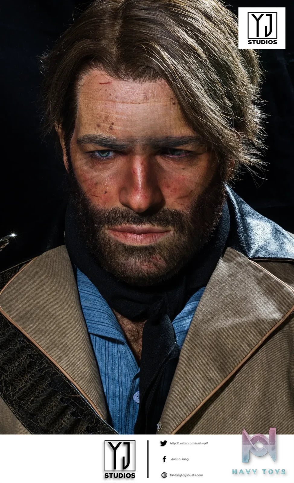 YJ Studio – Arthur Morgan 1/1 Bust Red Dead Redemption 2