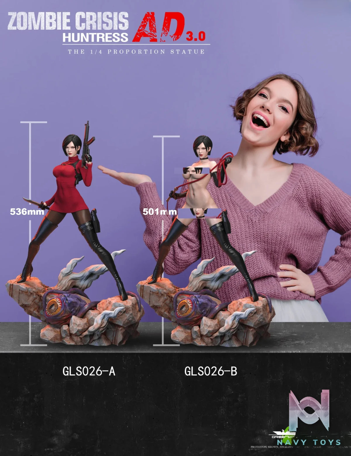 Green Leaf Studio – Zombie crisis 4 REMAKE – Huntress “AD” 3.0 statue
