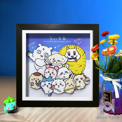Yu Zhi Jiang Studio – Chiikawa Multiple Characters 3D Decorative Painting Chiikawa