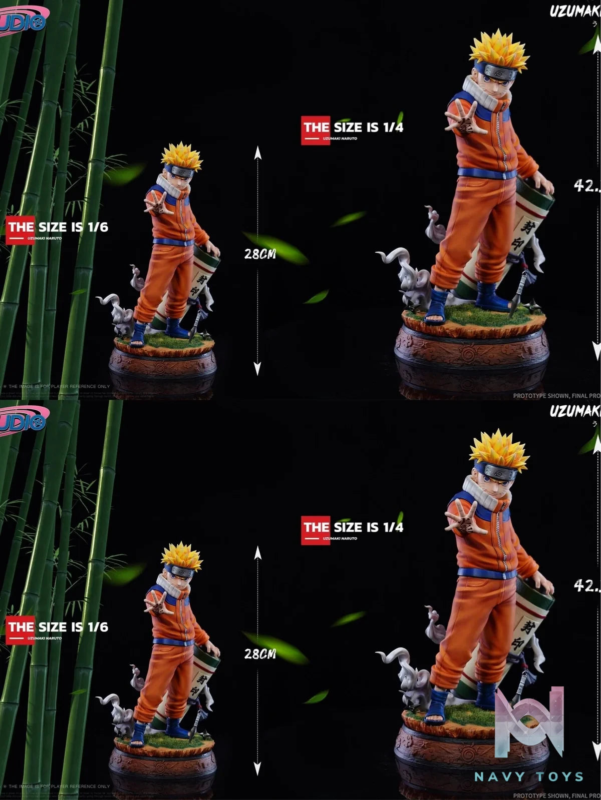 Uzumaki Naruto - Naruto - 7 Studio resin statue 7 Studio anime figure