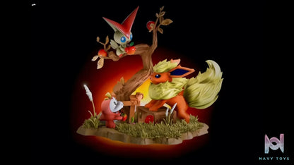 Kipi Studio – Pokémon Ecological gk Eevee series 1st Vaporeon & Flareon