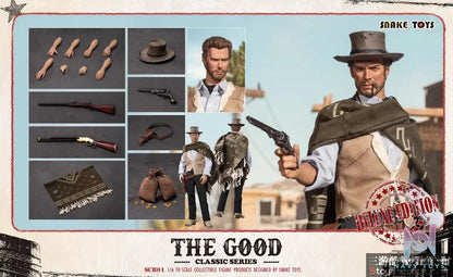 SNAKE TOYS – 1/6 Western Cowboy THE GOOD SCB01 Action Figure (Licensed)