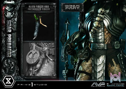 Prime 1 Studio Museum Masterline Alien vs. Predator Scar Predator MMPR-04 MMPR-04DX MMPR-04DXS
