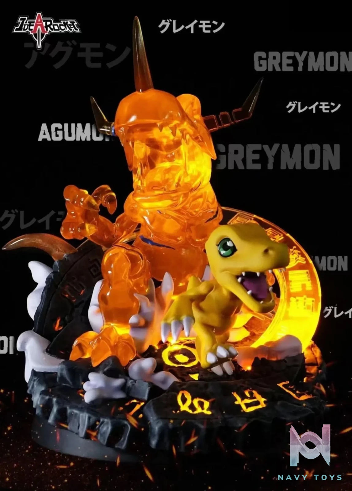 Idea Rocket Studio – Digimon Agumon Evolution