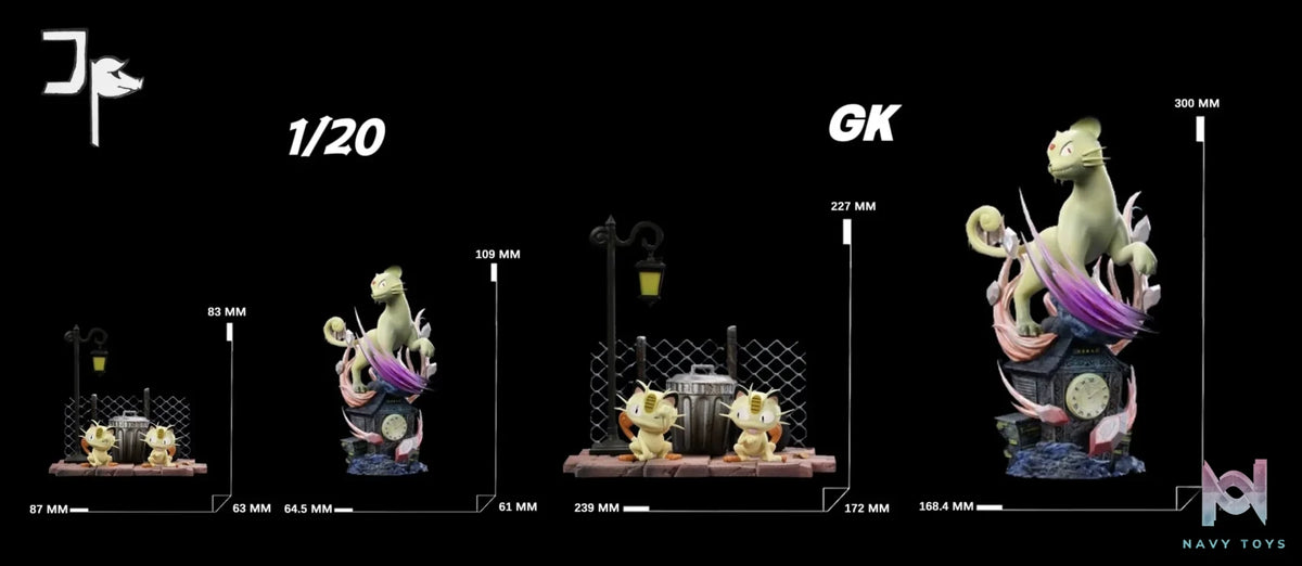 JP Studio – Pokémon Meowth & Persian Evolution GK version