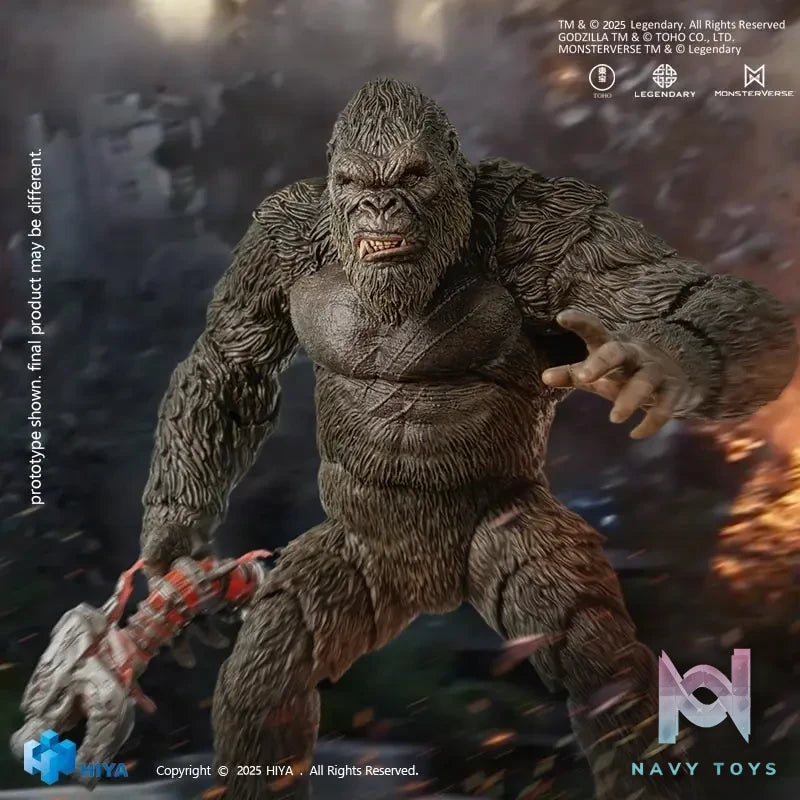 Hiya Toys – EXQUISITE BASIC series Godzilla vs. Kong Kong 2.0 Action Figure (Licensed)