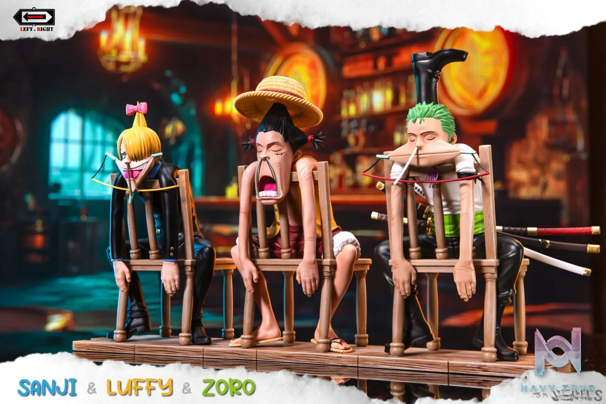 LEFT & RIGHT Studio – One Piece Roronoa Zoro & Monkey D. Luffy & Sanji