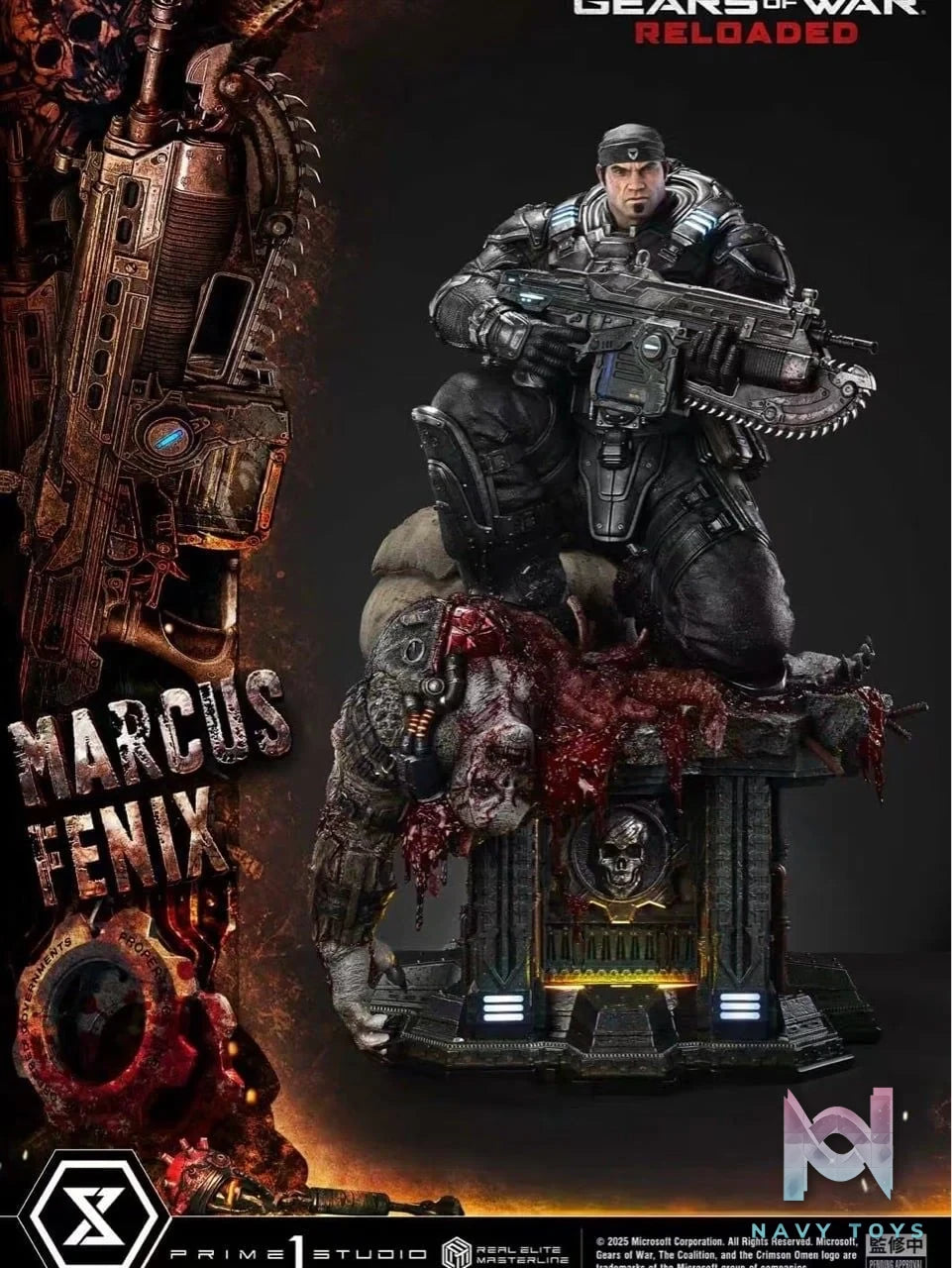 Marcus Fenix - Gears of War: Reloaded - Prime 1 Studio resin statue Prime 1 Studio anime figure