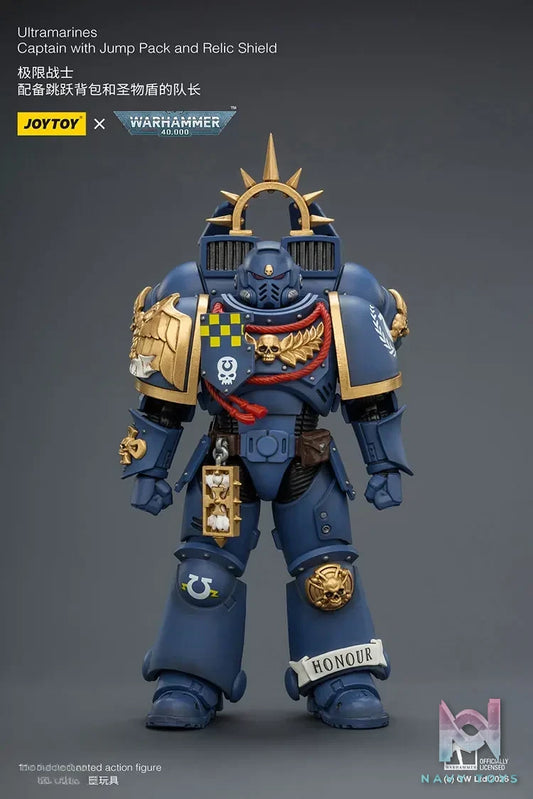 JOYTOY – Ultramarines Captain X Game Edition Ultramarines Assault Intercessor JT04414 JT04421 (Licensed)