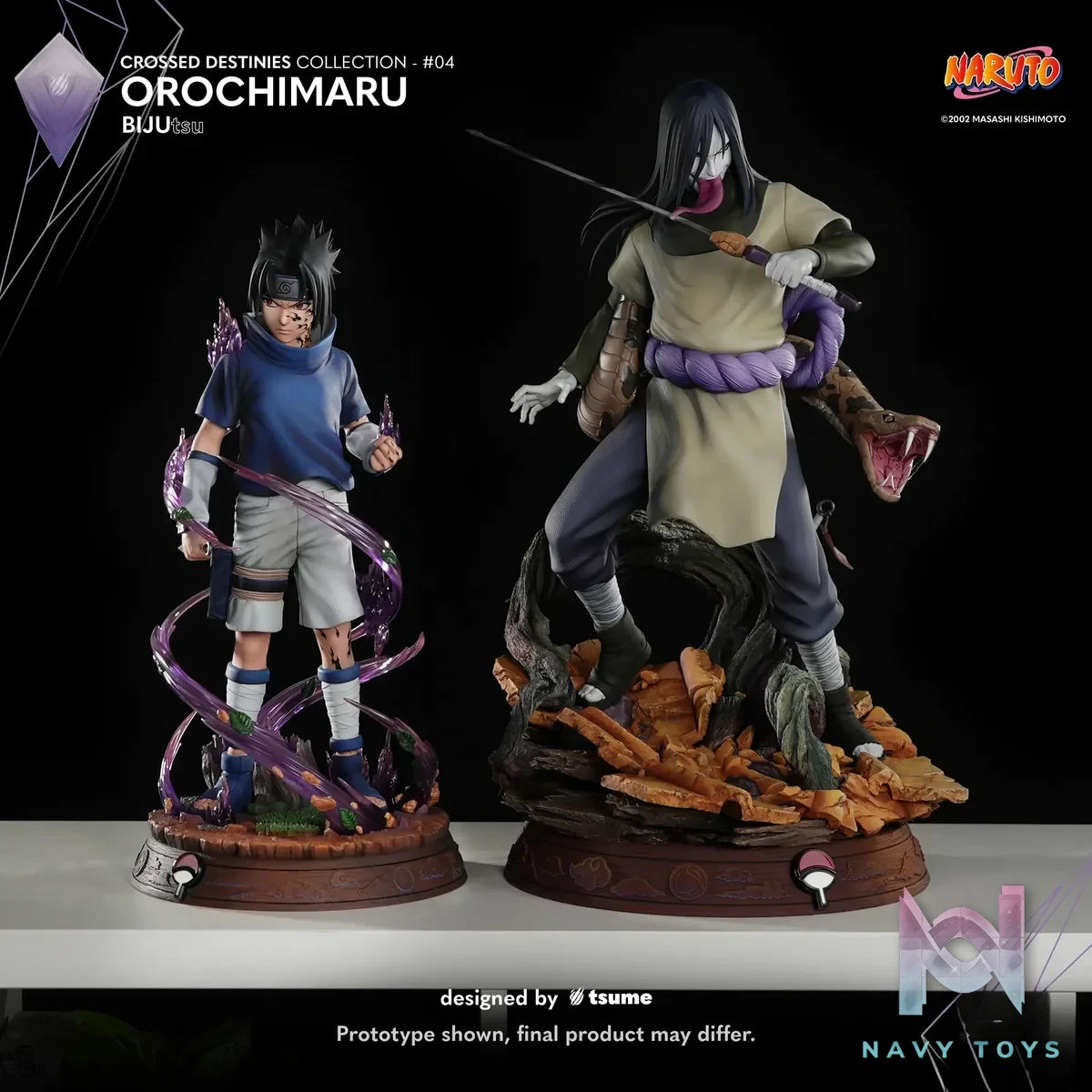 TSUME Studio - Naruto Orochimaru BIJUtsu (Licensed) resin statue Navy Toys anime figure