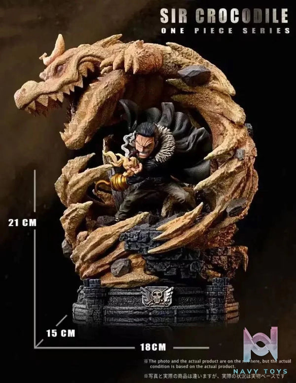 Sir Crocodile resin statue T - Rex Studio anime figure