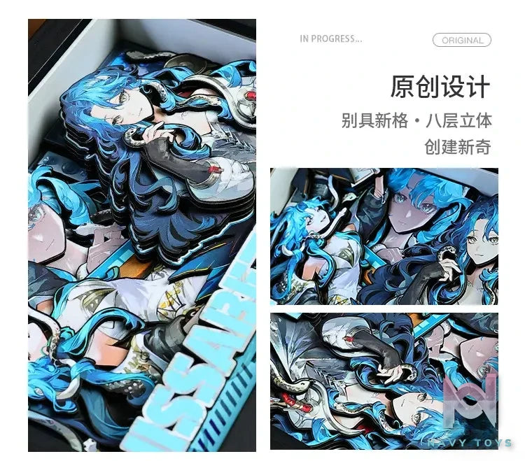 Yu Zhi Jiang Studio – Hissabeth X Sonetto 3D Decorative Painting Reverse: 1999
