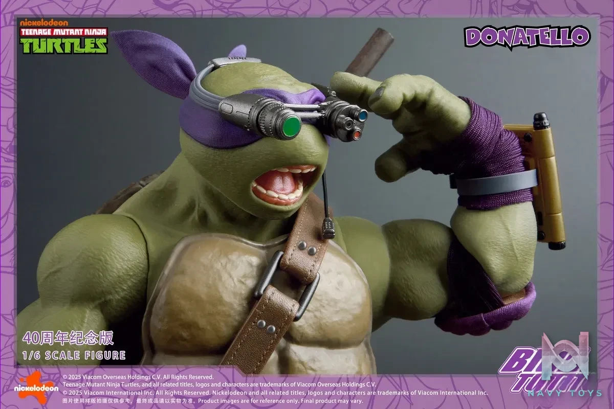 BIGFTOYS – TNMT Donatello 40th Anniversary Edition Action Figure BIGF-003 (Licensed)