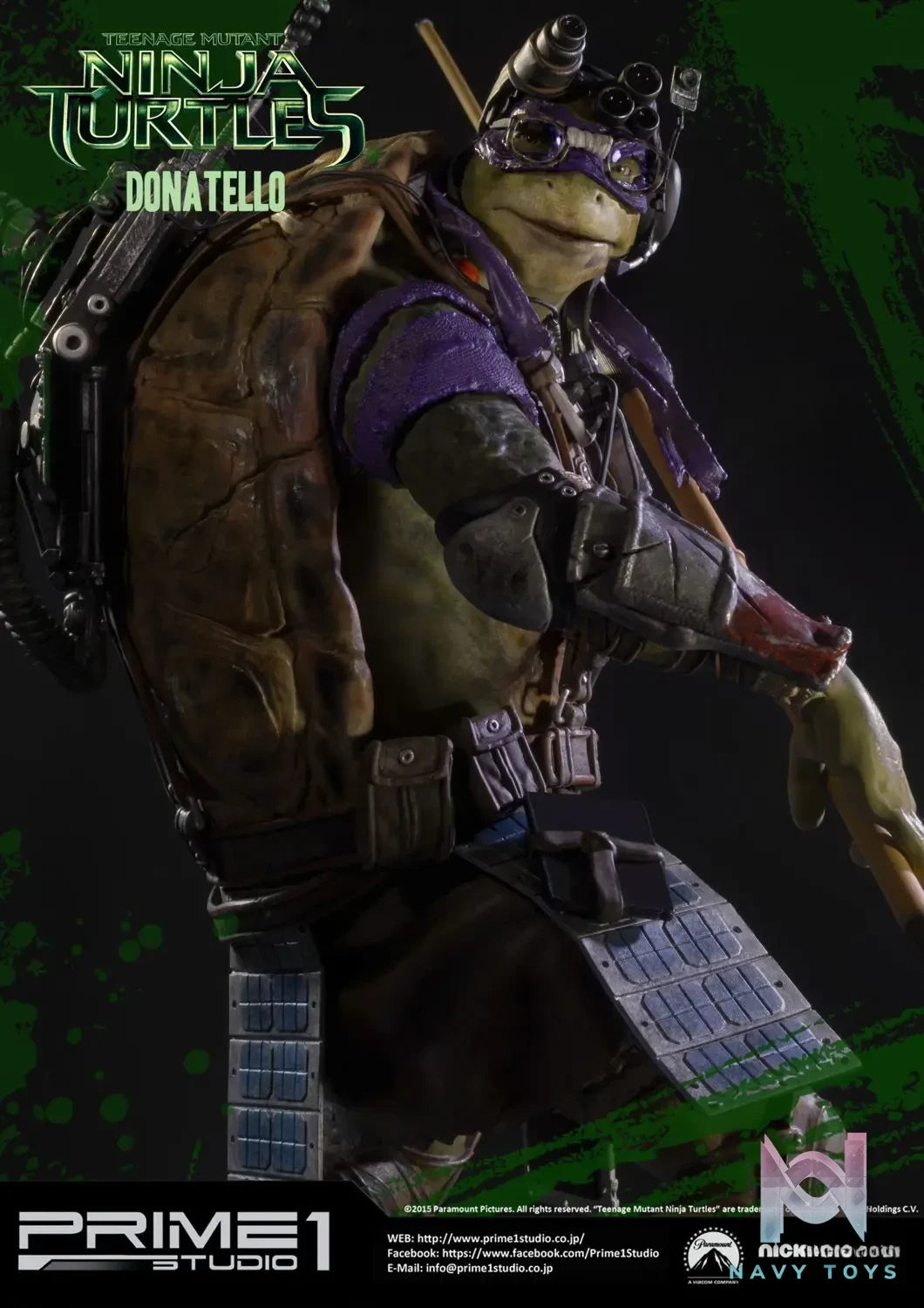 Prime 1 Studio – Museum Masterline Teenage Mutant Ninja Turtles (Film) Donatello MMTMNT-03 (Licensed)