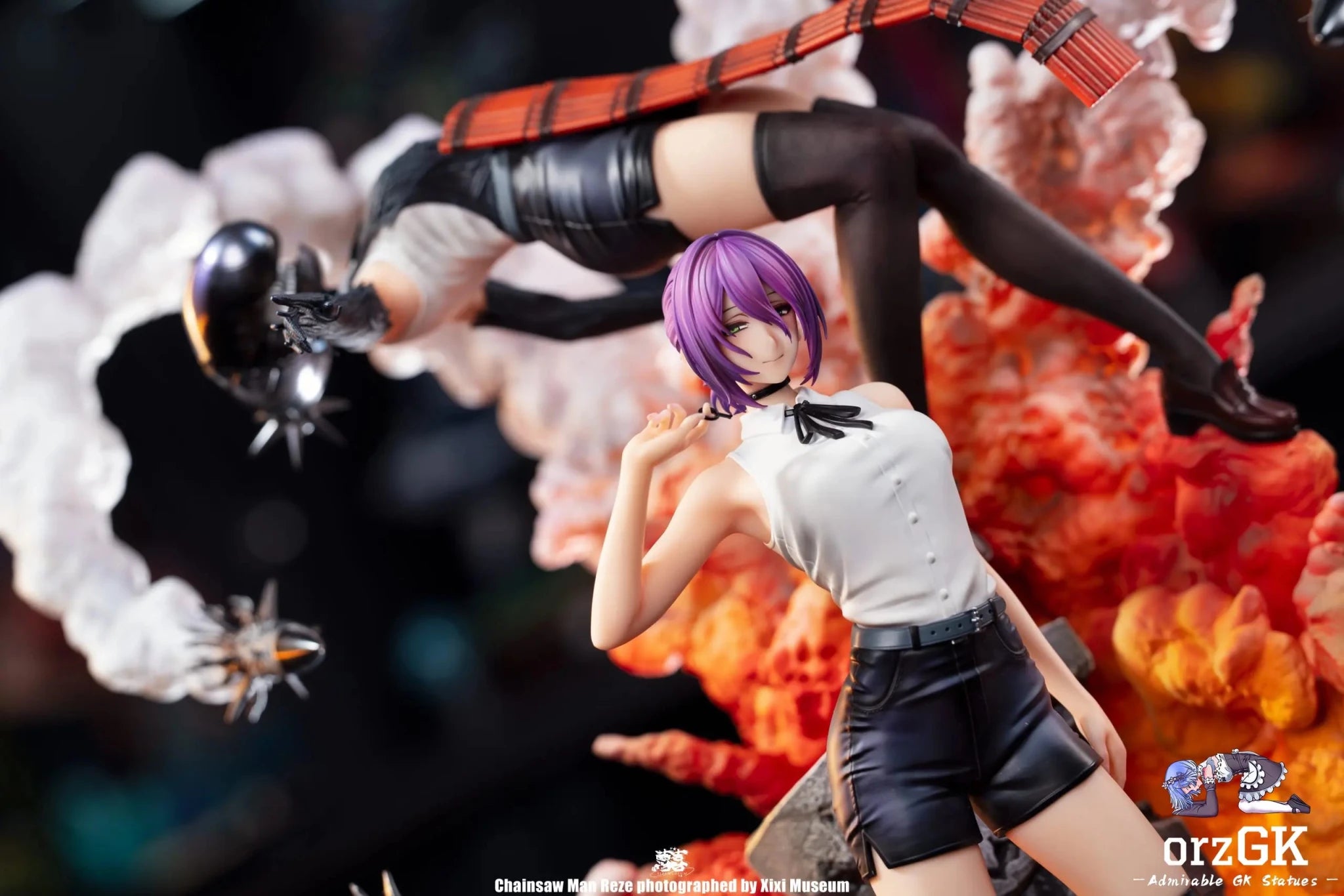 Mountain Rain Cloud Studio - The Movie Reze Arc Chainsaw Man resin statue Navy Toys anime figure