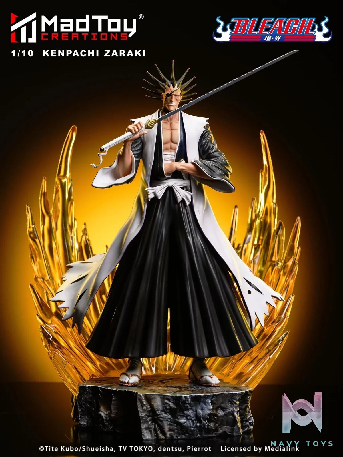 Zaraki Kenpachi - Bleach - MadToy Creation resin statue MadToy Creation Studio anime figure