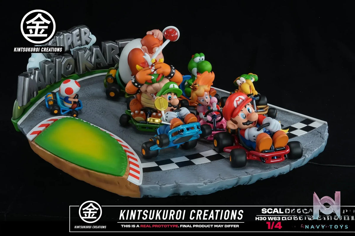 Kintsukuroi Creations Studio – SUPER MARIO KART DIORAMA Super Mario