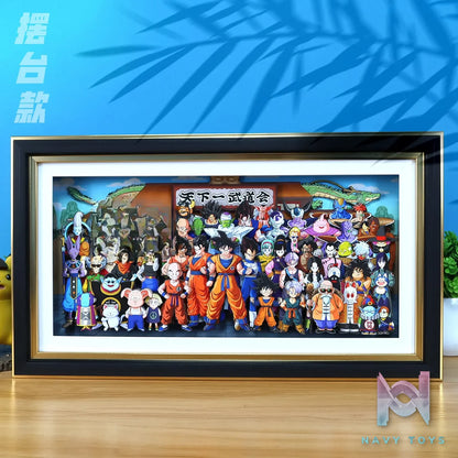 KALA HOME Studio – Dragon Ball Multiple Characters #02 3D Decorative Painting Dragon Ball