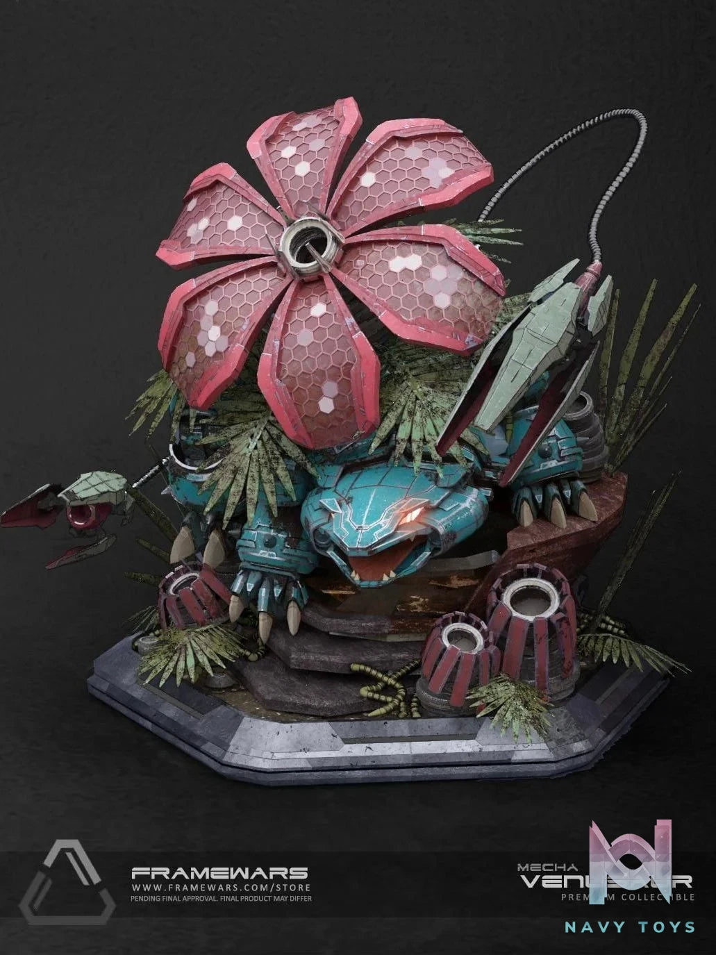 Venusaur Mecha - Pokemon - Frame Wars resin statue frame Wars Studio anime figure
