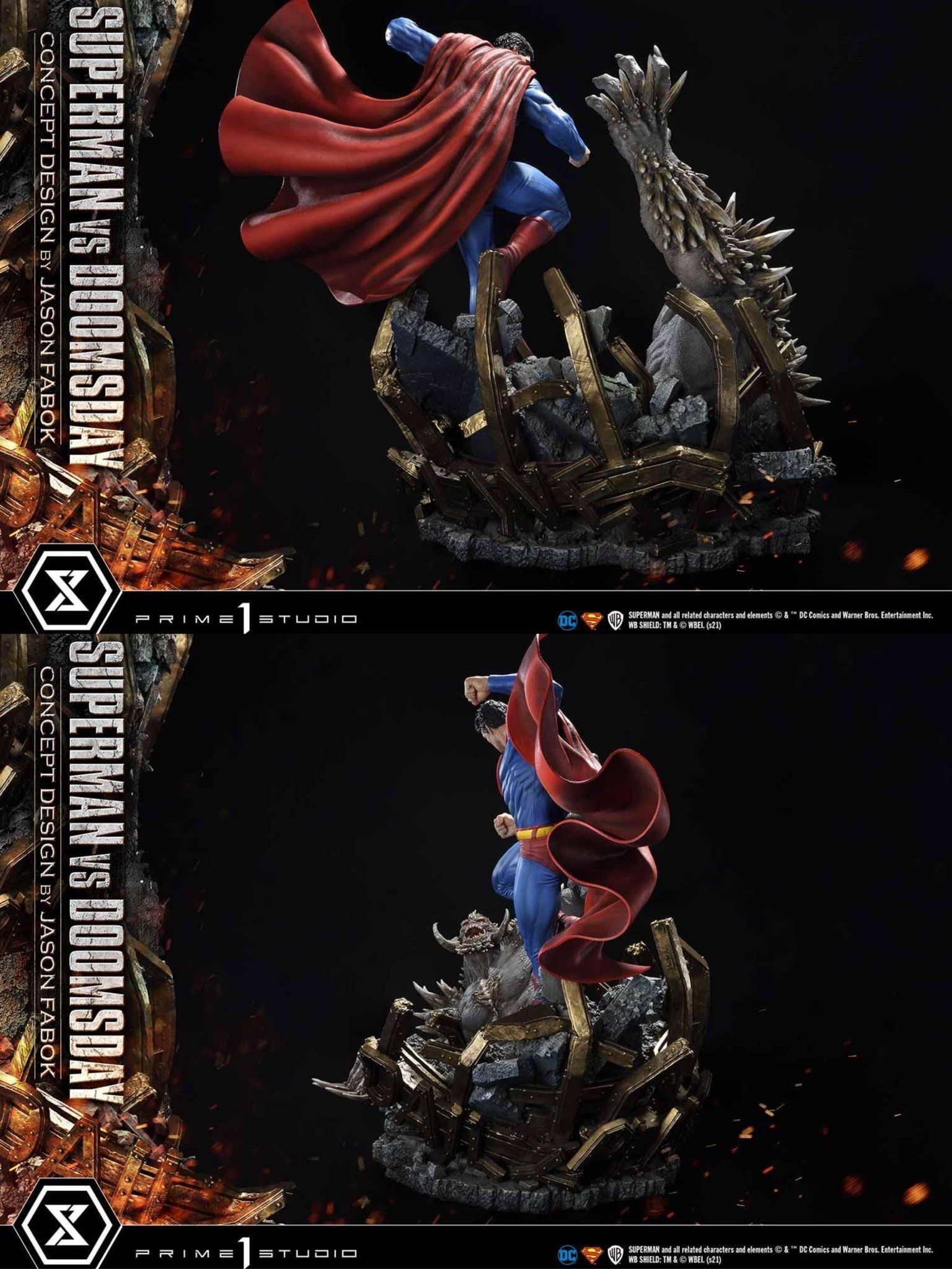 Superman VS Doomsday - Superman - Prime 1 Studio (UMMDC - 05; UMMDC - 05DXS) resin statue Prime 1 Studio anime figure
