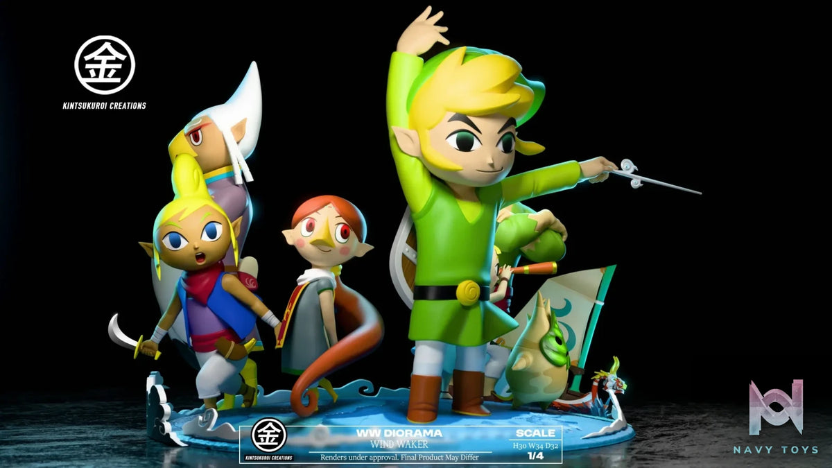 Kintsukuroi Creations Studio – The Legend of Zelda Wind Waker Diorama