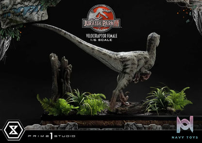 Prime 1 Studio – Legacy Museum Collection Jurassic Park III (Film) Velociraptor Female LMCJP-11 LMCJP-11S (Licensed)