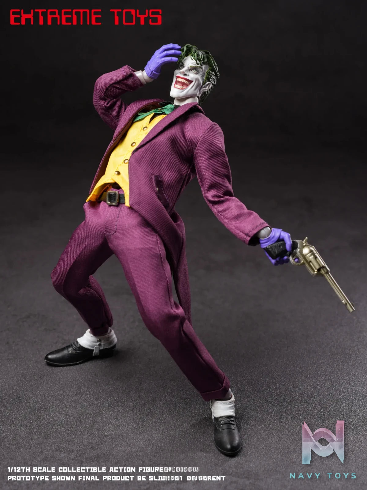 Joker 1/12th Scale Collectible Action… – Extreme Toys | Navy Toys