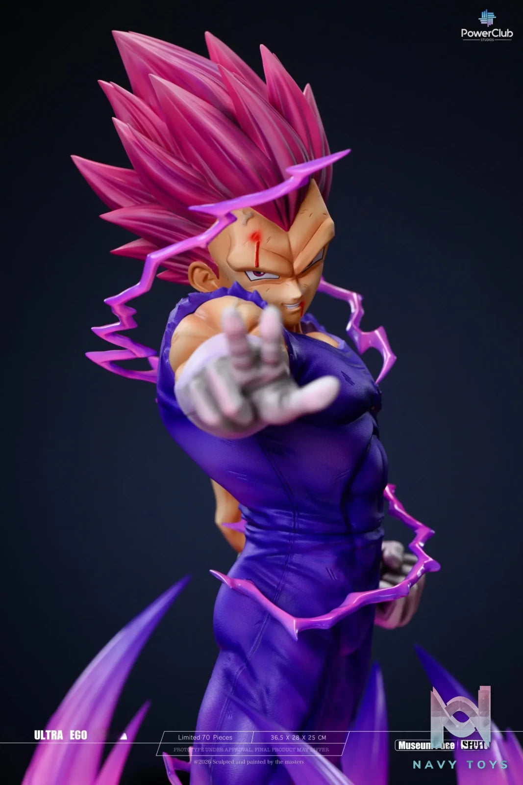 PowerClub Studio – Ultra ego Vegeta & Majin Vegeta 1/6 Collectible Statues Dragon Ball
