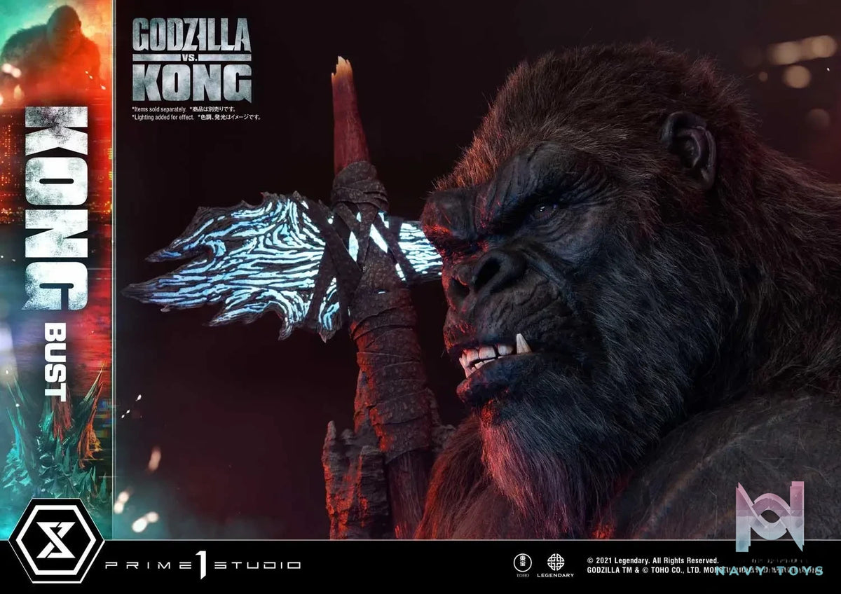 Prime 1 Studio – Life Size Bust Godzilla vs Kong Kong LSGVK-02 (Licensed)