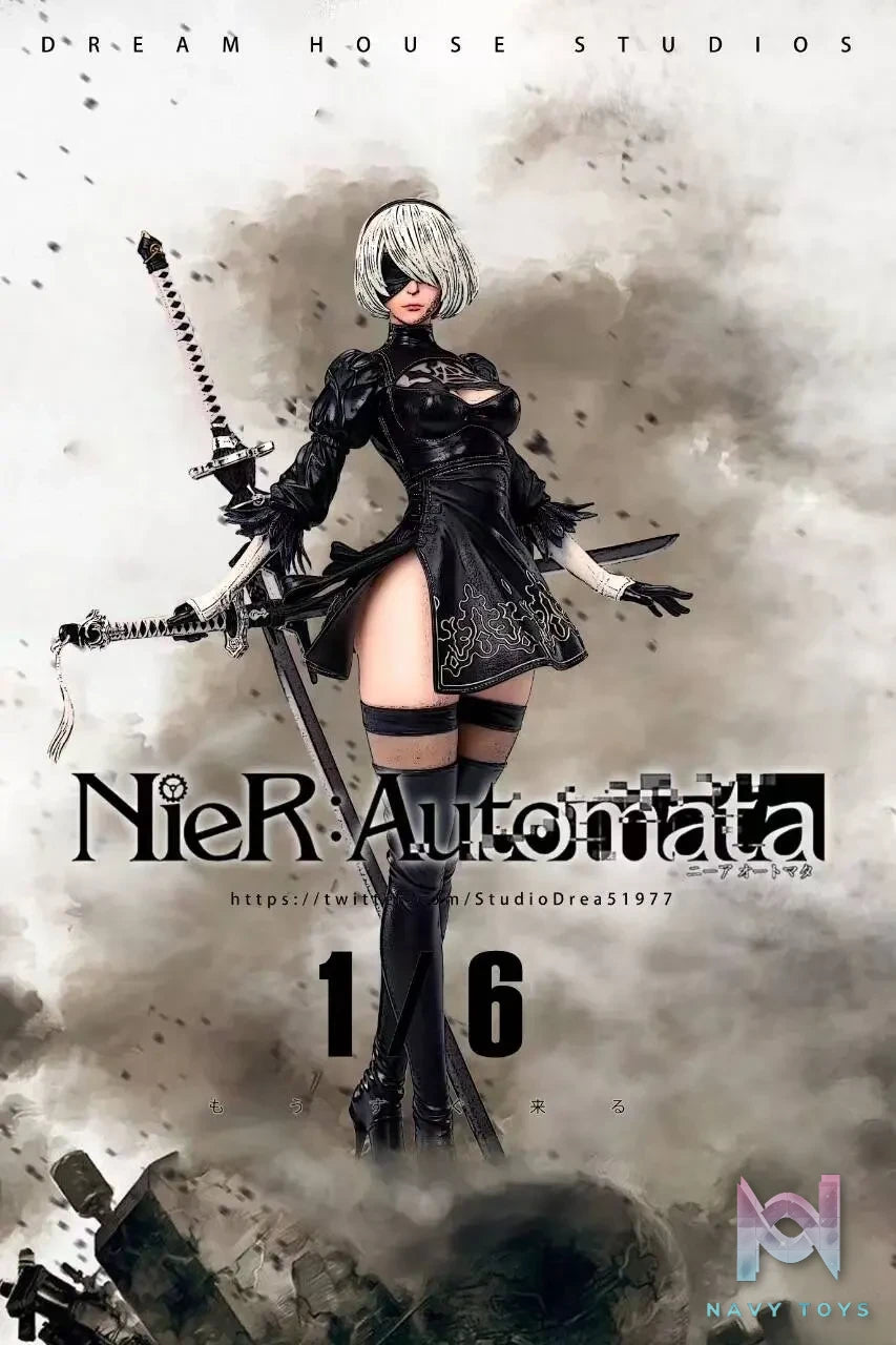 Dream House Studio – NieR Automata 2B 1/6 scale painted finished product