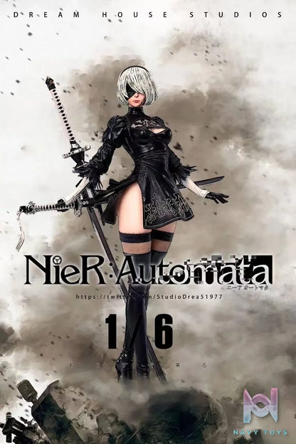 Dream House Studio – NieR Automata 2B 1/6 scale painted finished product