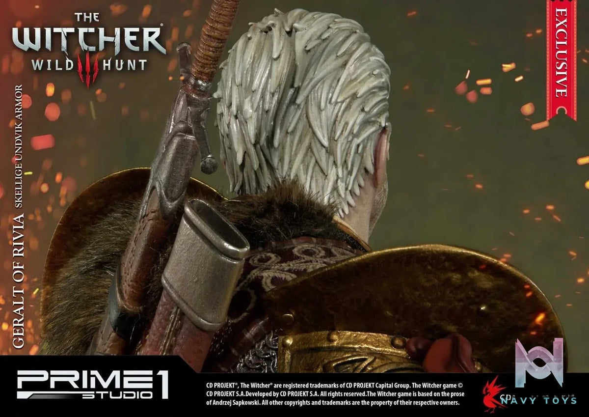 Prime 1 Studio – Premium Masterline The Witcher 3: Wild Hunt Geralt of Rivia Skellige Undvik Armor PMW3-07 PMW3-07EX (Licensed)