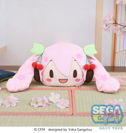 SEGA – fuwa petit “Sakura Miku” Face Shoulder Bag (M) (Licensed)