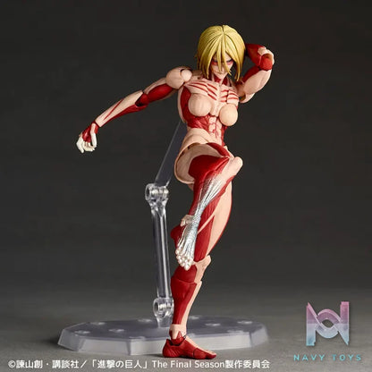 Kaiyodo – Revoltech Amazing Yamaguchi Attack on Titan Armored Titan & Female Titan (Licensed)