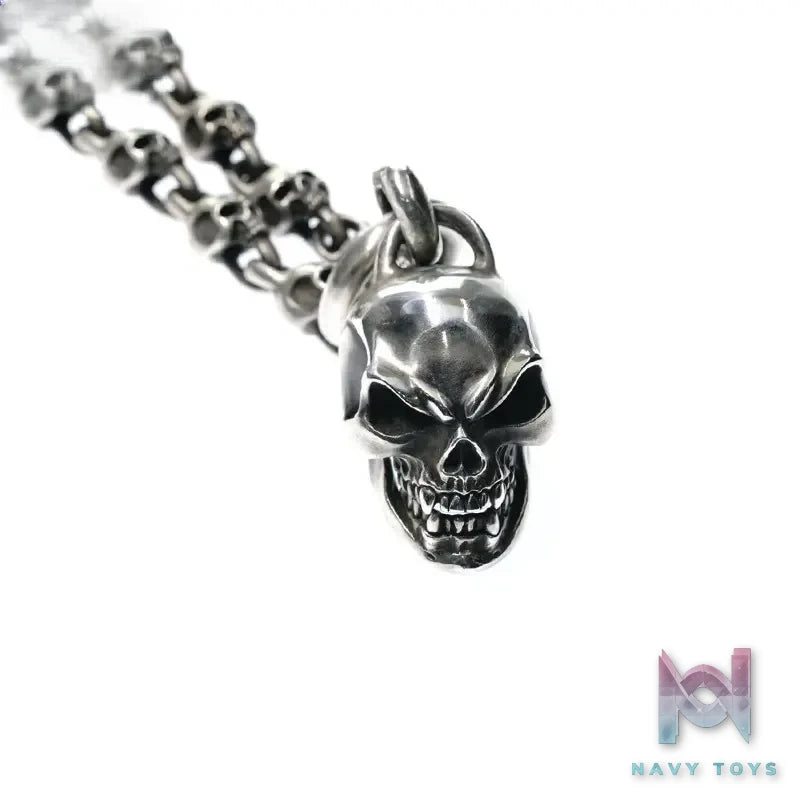 Raven Studio (silver jewelry) – Exclusive Design Small Skull Trophy Necklace Original