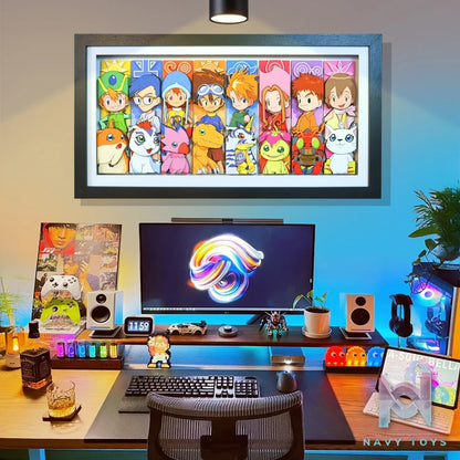 KALA HOME Studio – Digimon Multiple Characters #03 3D Decorative Painting Digimon
