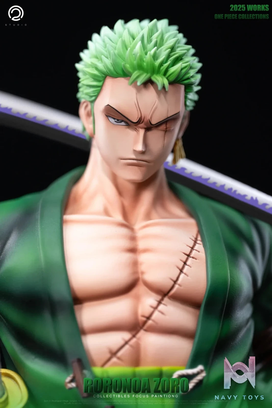 C2 Studio - One Piece Straw Hat Pirates Two Years Later 8 Zoro resin statue Navy Toys anime figure